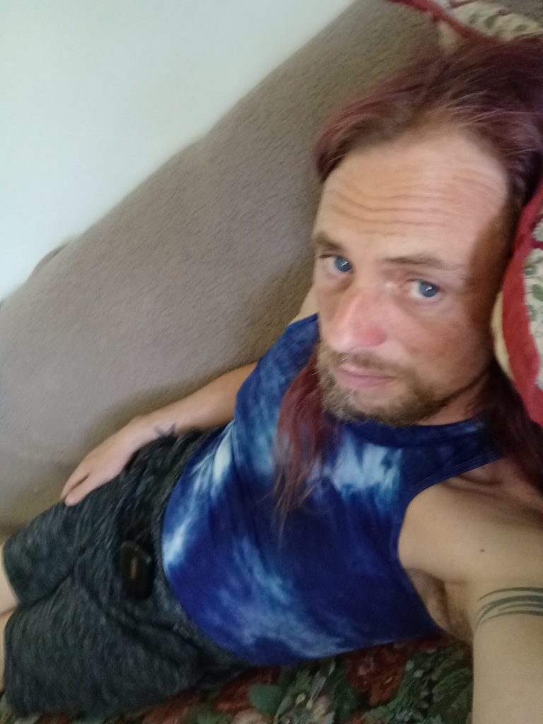 March 26th, 2022 Jack Drago masturbates in blue while high on a weed vape.