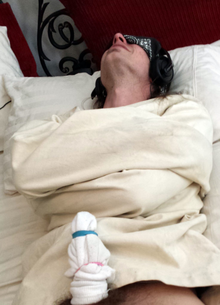 Jack Drago brainwashed in his own straight jacket 
