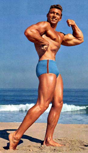 Mr Los Angeles 1964, Bernie Ernst as featured in Mr America and other magazines in the early 1960s. Photos by Bruce of LA and others.