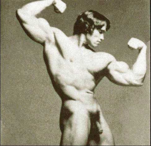 Rare nudes of Arnold Schwarzenegger from the 1970s. Photographer unknown.