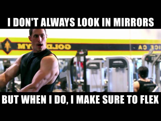 I DON'T ALWAYS LOOK IN MIRRORS
MY
AD 3011
BUT WHEN I DO, I MAKE SURE TO FLEX