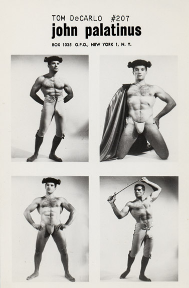 TOM DeCARLO #207 john palatinus
BOX 1035 G.P.O., NEW YORK 1, N. Y.