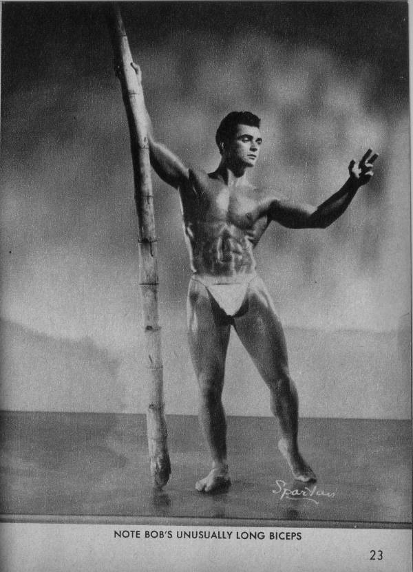 Spartan
NOTE BOB'S UNUSUALLY LONG BICEPS
23