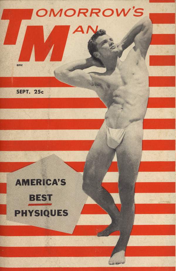 Bob Gentry on the cover of Tomorrow's Man "America's Best Physiques" issue.