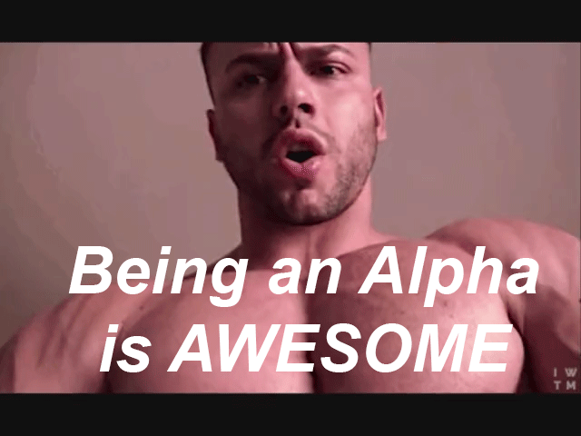 being an alpha is AWESOME