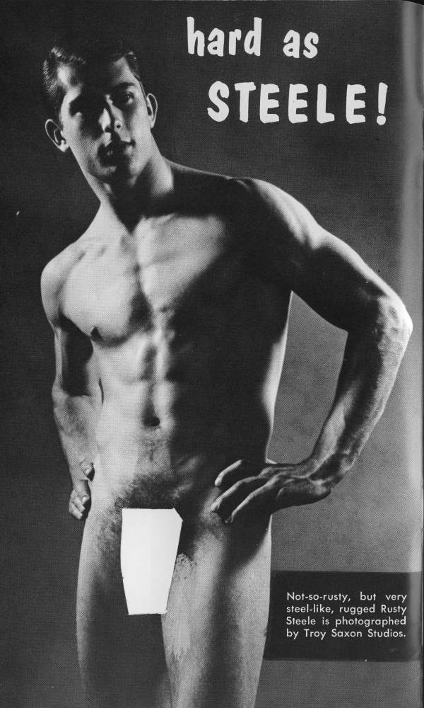 hard as STEELE!
Not-so-rusty, but very steel-like, rugged Rusty Steele is photographed by Troy Saxon Studios.