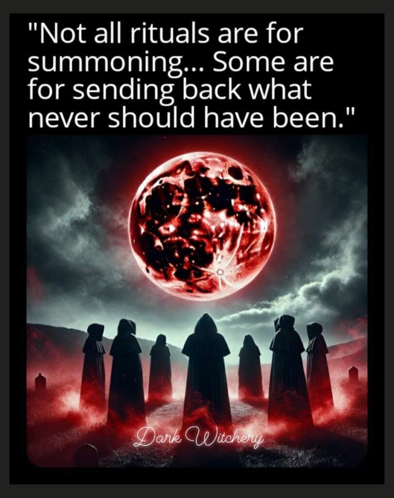 "Not all rituals are for summoning... Some are for sending back what never should have been."