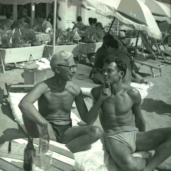 Image of John Paginton Barrington playing sugar daddy on the french riviera in the 1960s.